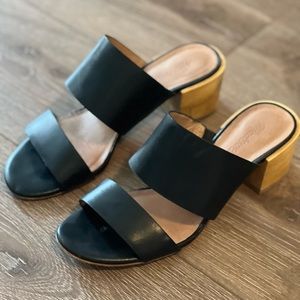 Madewell kiara leather sandal in black
